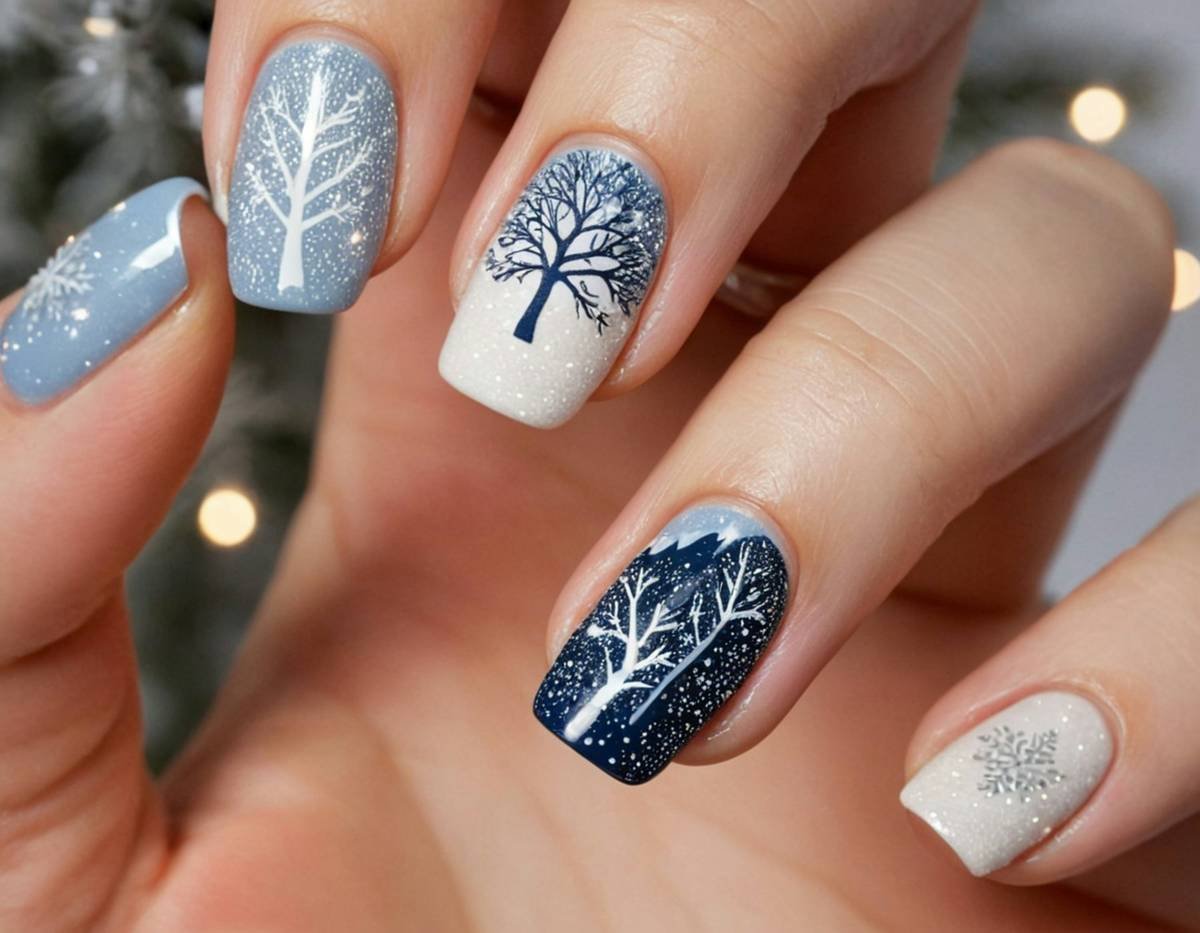 Professional using electric nail carver on client's nails with precise angle and lighting